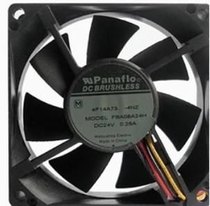 全新日本原装进口风扇 8025 FBA08A24H 24V 0.26A工控风扇