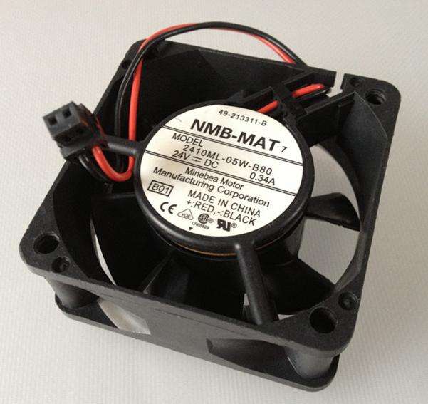 原装NMB 6025 24V 0.34A 6CM 大风量变频器风扇 2410ML-05W-B80
