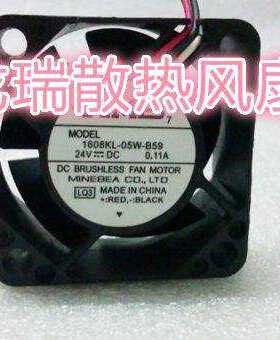 全新原装NMB4020 DC24V 0.11A 1608KL-05W-B59 Fanuc数控机床风扇