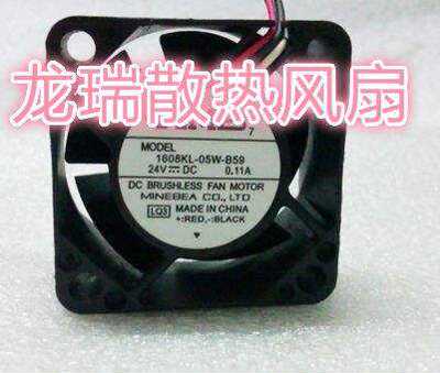 全新原装NMB4020 DC24V 0.11A 1608KL-05W-B59 Fanuc数控机床风扇