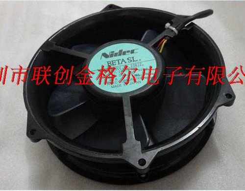 BKV 301 216/77 D17L-24PS3 02 原装Nidec 24V 1.40A17CM铝框风扇