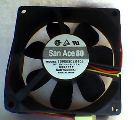 109R0805M406 DC5V 0.17A 原装日本全新正品 80*80*25 滚珠风扇