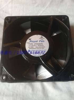 原装日本ROYALFAN UTHS457C 230V 12038 20/18W全金属耐高温风扇