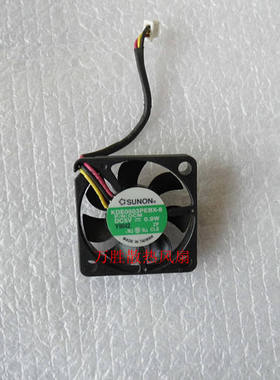 原装SUNON建准3007 5V 0.9W型号KDE0503PEBX-8微型散热风扇