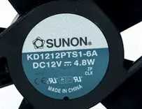 KD1212PTS1-6A KDE1212PTB1-6A (R) 12V 4.8W 5.4W原装SUNON 风扇