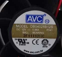 DB04028B12S P141 4线12V 0.96A D4028E12B-13 原装AVC 散热风扇