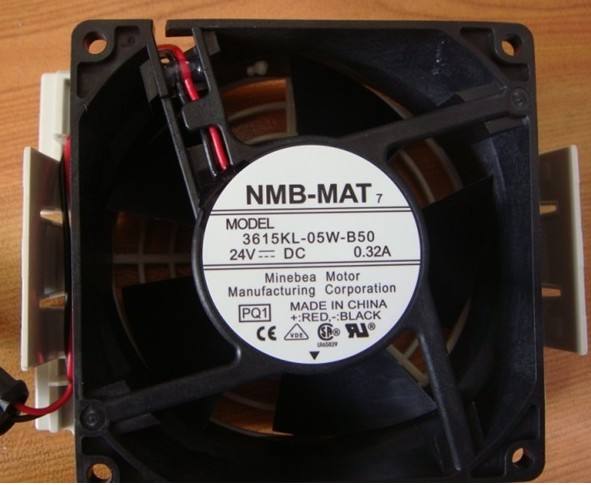 美蓓亚NMB 9038 9CM 24V 双滚珠变频器风扇3615KL一05W一B50