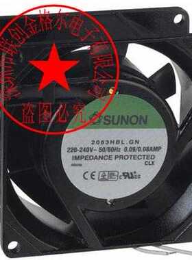 SF23080A 2083HSL.GN 220-240V 2083HBL.GN原装SUNON80*80*38风扇