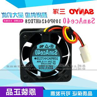 全新正品 SanAce40 109P0424H7D28 24V 0.08A 4015变频器风扇