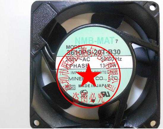 3610PS-12T-B30 3610PL-04W-B30 115VAC原装正品NMB 铝框交流风扇