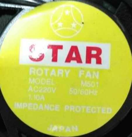 M501 M501 AC220V 50/60HZ 日本STAR 铝框设备风机