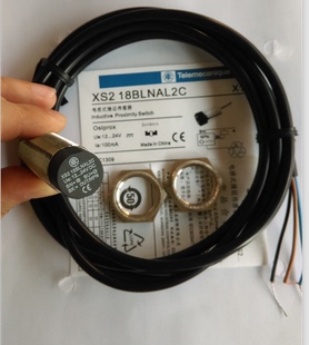 接近开关M18直流三线NPN常开XS218BLNAL2C PNP常开 XS218BLPAL2C