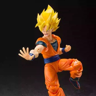 万代魂正版现货 七龙珠超级赛亚人全功率 孙悟空手办人偶情侣礼物