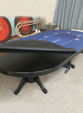 分体式隐藏德州扑克桌 扑克桌桌布棋牌室专用桌面可定制工厂店