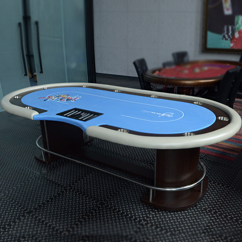 工厂直销高端定制俱乐部德州扑克桌永利扑克室扑克桌解构（永利）