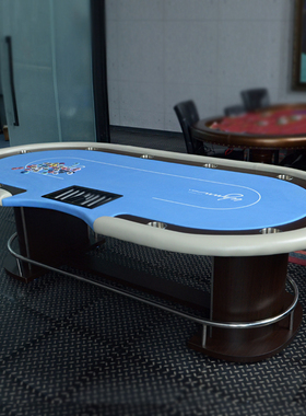 工厂直销高端定制俱乐部德州扑克桌永利扑克室扑克桌解构（永利）