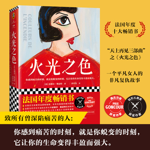 【正版】火光之色 皮耶尔·勒迈特著余中先译被法国媒体誉为女版基督山伯爵法国文学大师致敬大仲马之作年度当代文学外国小说读客