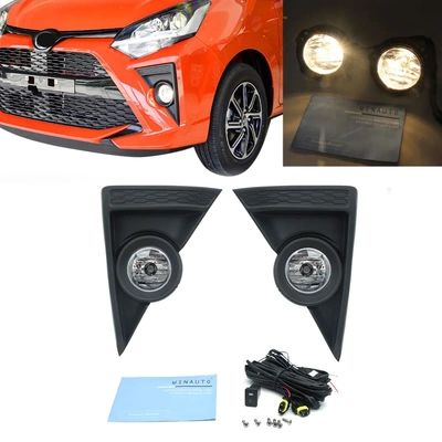 适用于丰田Wigo2021 2022 foglight卤素雾灯总成带开关