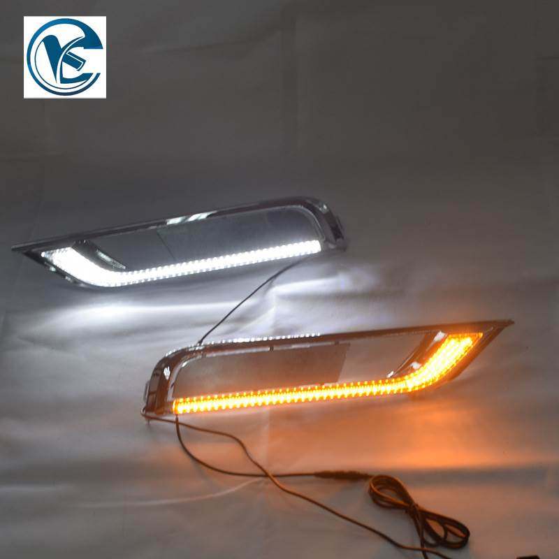 适用于本田crv日行灯 15-16款新CRV专用LED日间行车灯 雾灯改装