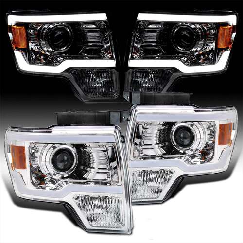 汽车头灯适用于 FORD F150 2009 2014 PICK UP 透镜款汽车前大灯