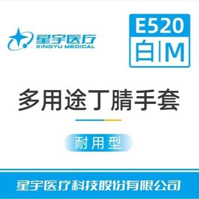 箱装星宇E520一次性白色丁腈多功