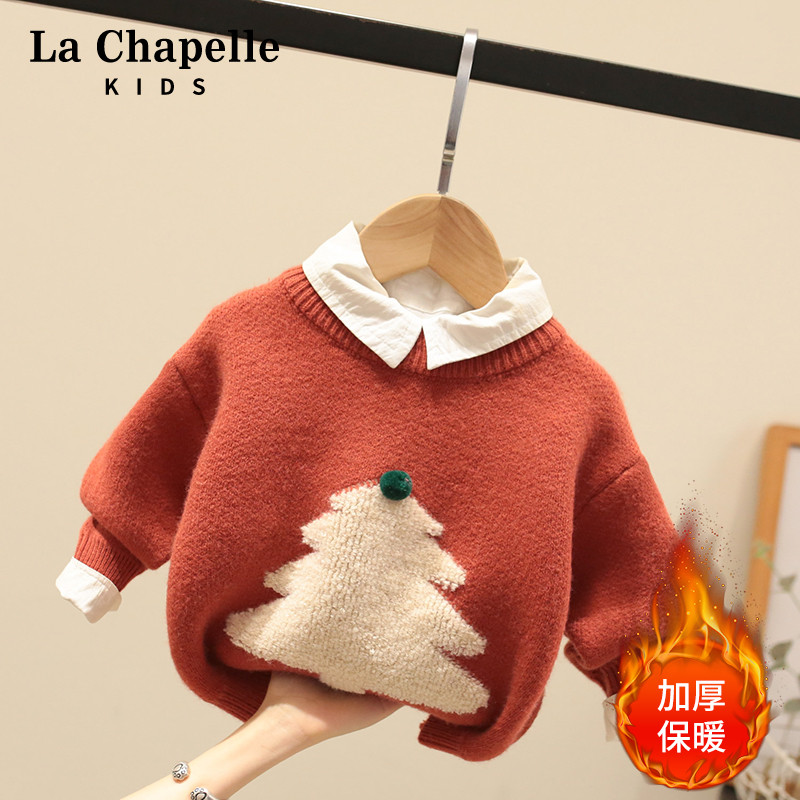 男童圣诞节加厚毛衣宝宝
