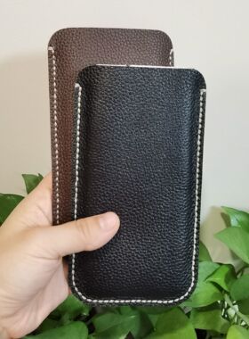 适用于荣耀Magic V6 V5 Magic8 Pro内胆包直插式手机袋真皮保护套收纳袋软皮超薄