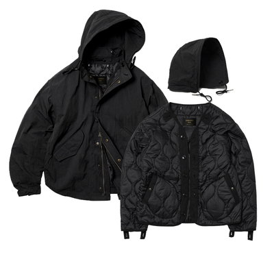 OSCAR FISHTAIL JACKET 三种穿法加厚防泼水厚实廓形棉衣夹克外套