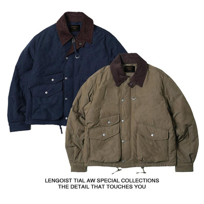 HERITAGE HUNTING 复古质感猎装加厚菱格棉衣灯芯绒男女秋冬外套