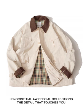 fishtail short jacket 日式男女防泼水机能翻领高品质夹克外套