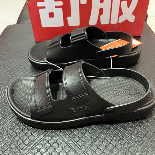 真实体店足力健爸爸凉鞋男款夏季沙滩鞋轻便外穿拖鞋开车户外凉拖