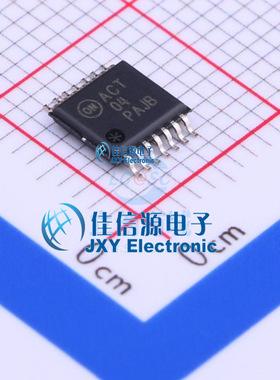 反相器     74ACT04MTCX  onsemi(安森美)  TSSOP-14