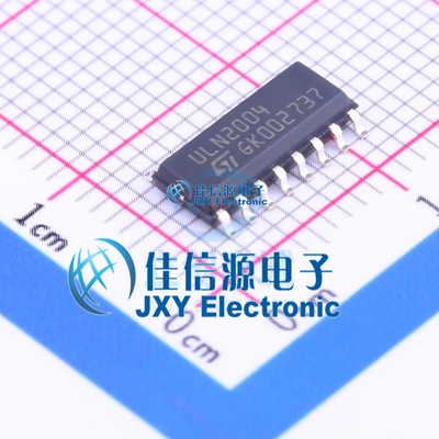 达林顿晶体管阵列    ULN2004D1013TR  ST(意法半导体)  SOIC-16