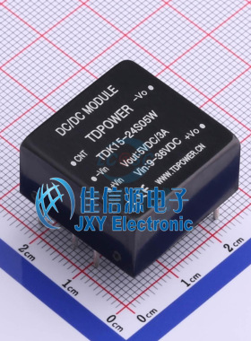 电源模块    TDK15-24S05W  TDPOWER(腾达电源)  插件