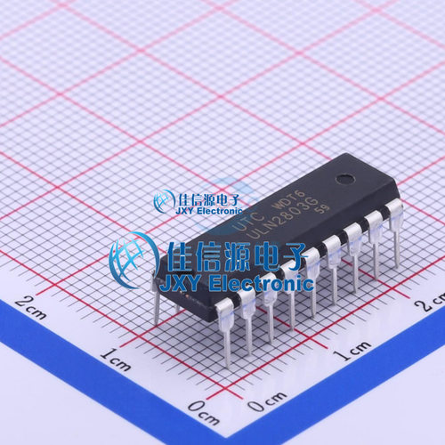 达林顿晶体管阵列   ULN2803G-D18-T  UTC(友顺)  DIP-18