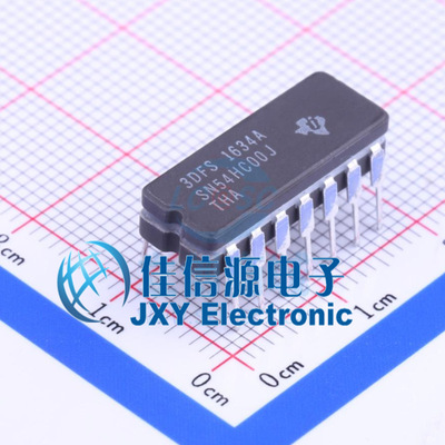 逻辑门     SN54HC00J   TI()  DIP-14