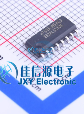 缓冲器/驱动器    DS26LS31CMX/NOPB  TI(德州仪器)  SOIC-16