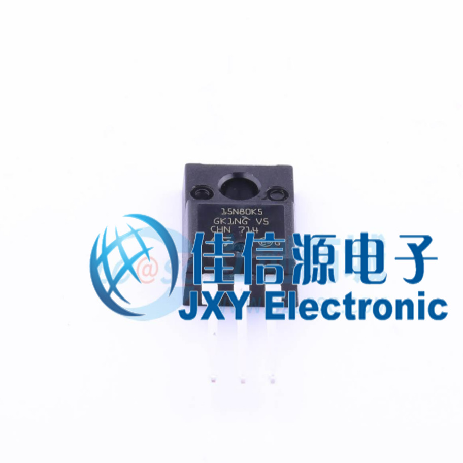 场效应管(MOSFET)     STF15N80K5  ST(意法半导体)  TO-220F-3