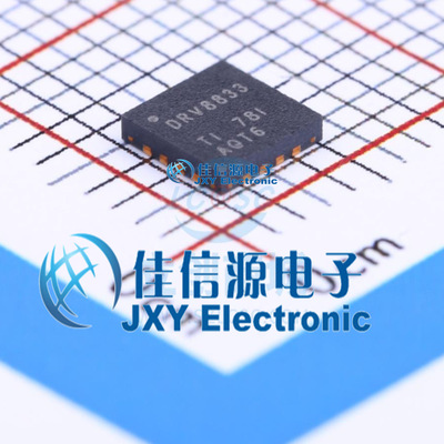 电机驱动芯片   DRV8833RTYR  TI()  QFN-16