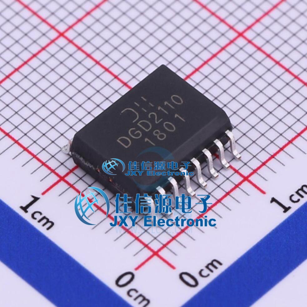 栅极驱动IC   DGD2110S16-13  DIODES(美台)  SO-16