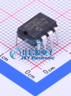 运算放大器 MCP602-E/P MICROCHIP(美国微芯) DIP-8 双通道 全新