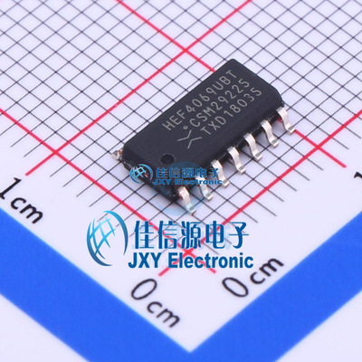 反相器     HEF4069UBT,653  Nexperia(安世)  SOIC-14