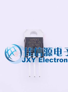 场效应管(MOSFET)     STP4N90K5  ST(意法半导体)  TO-220