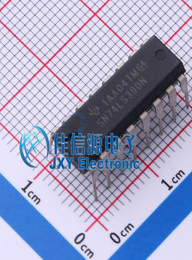 计数器/分频器     SN74LS390N  TI()  PDIP-16