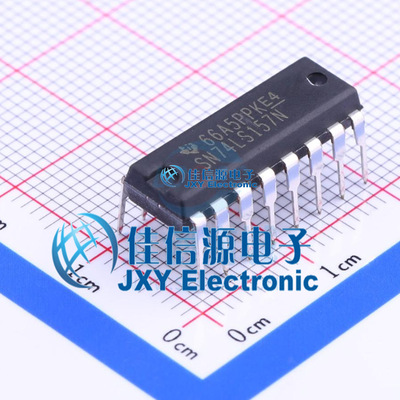 信号开关   SN74LS157N  TI(德州仪器)  DIP-16