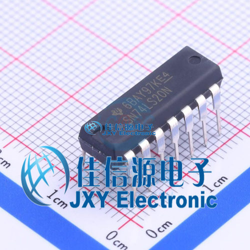 逻辑门     SN74LS20N  TI()  DIP-14