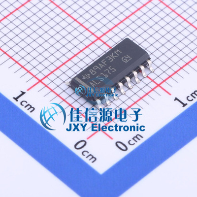 触发器     SN74ALS175DR  TI(德州仪器)  SOIC-16