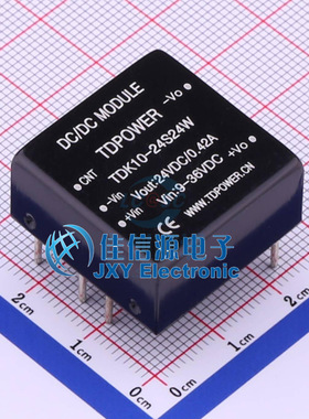 电源模块    TDK10-24S24W  TDPOWER(腾达电源)  插件