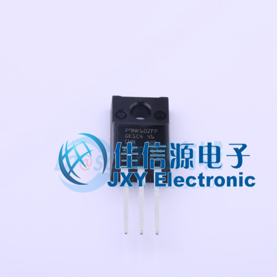 场效应管    STP9NK60ZFP  ST(意法半导体)  TO-220FPAB-3 - 实物图