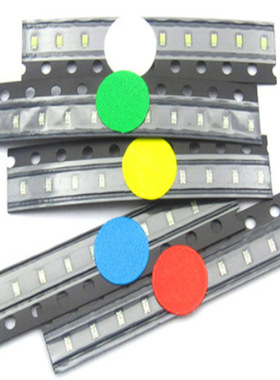 0402 LED 绿色 贴片发光二极管 普绿 偏黄 黄绿灯高亮 （3K装）